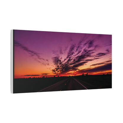 Backroad Sunset Matte Canvas