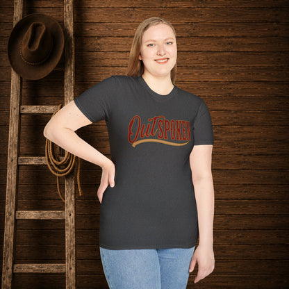OutSpoken Cowgirl  Adult T-Shirt