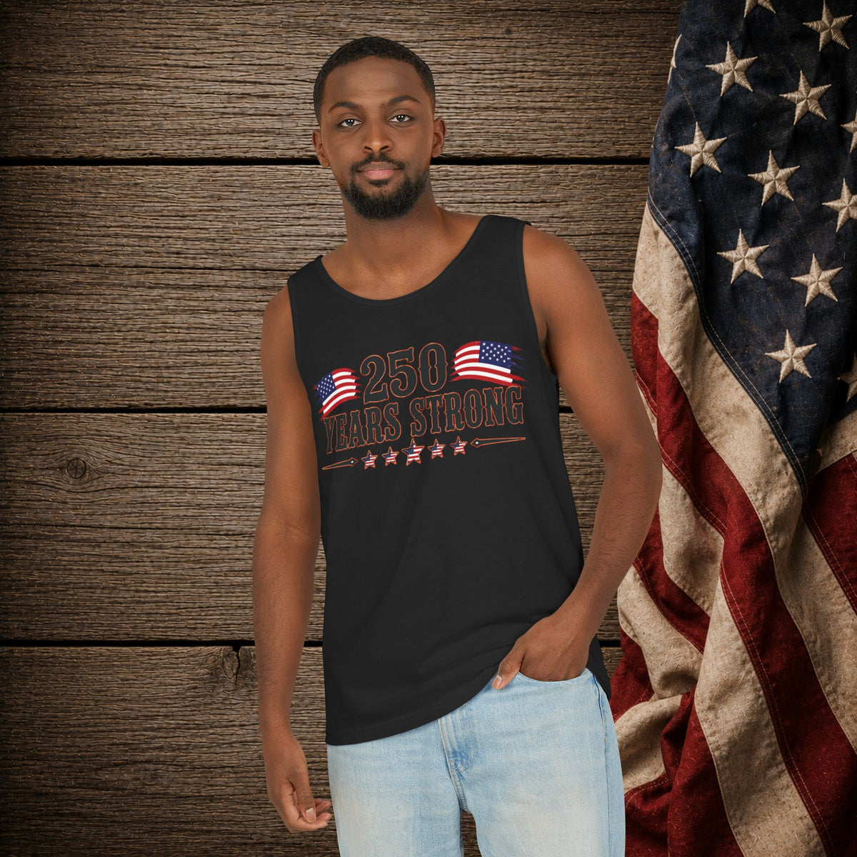 250 Years Strong   Adult Unisex Tank Top