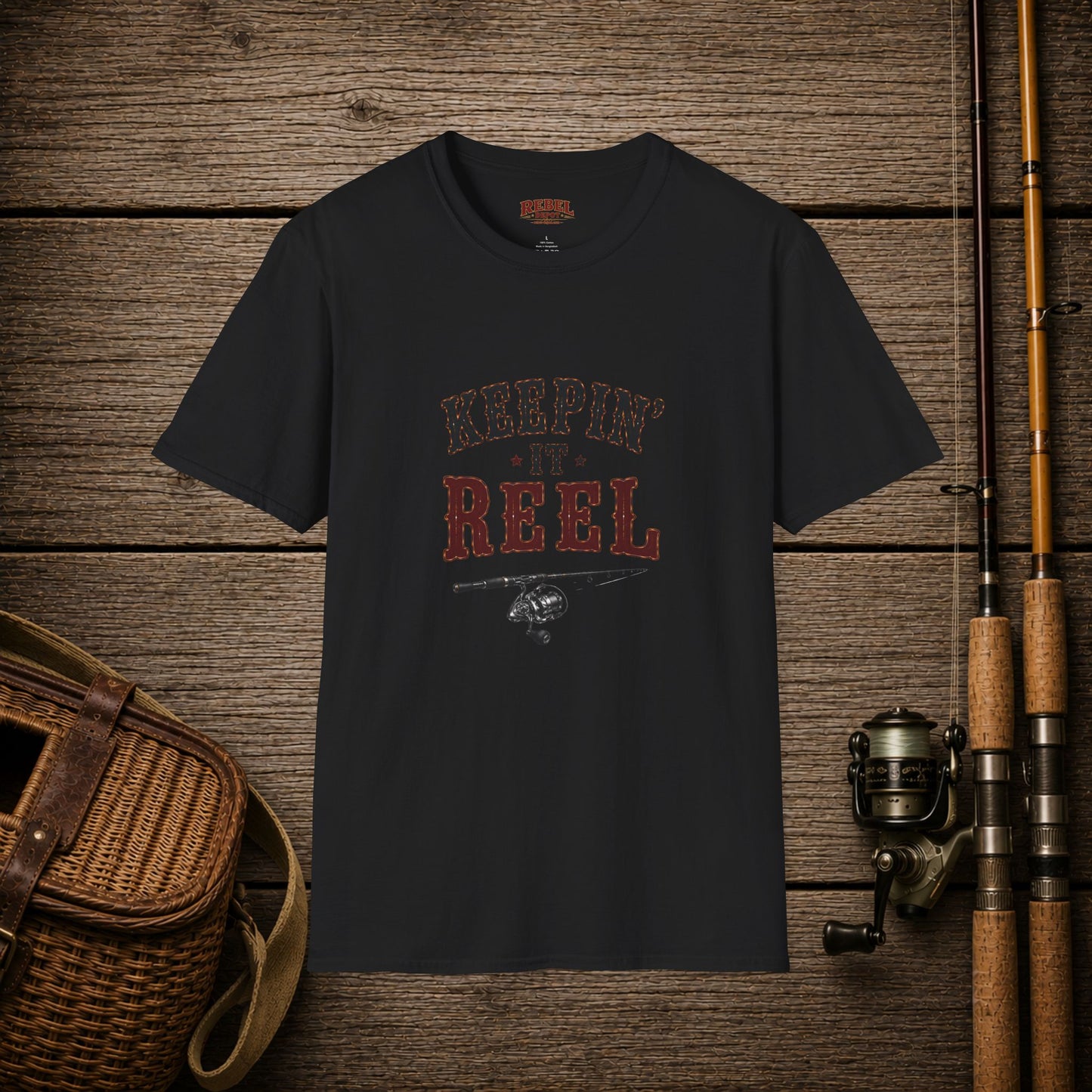 Keepin It Reel   Adult Size T-Shirt