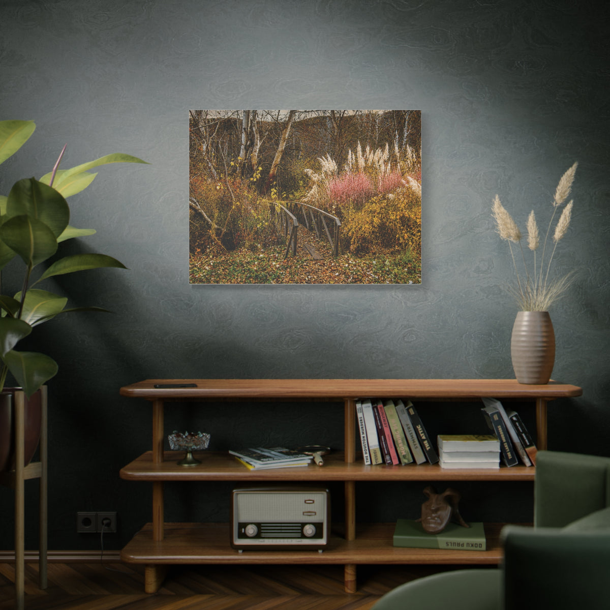 Sun Lakes Bridge  Matte Canvas Art
