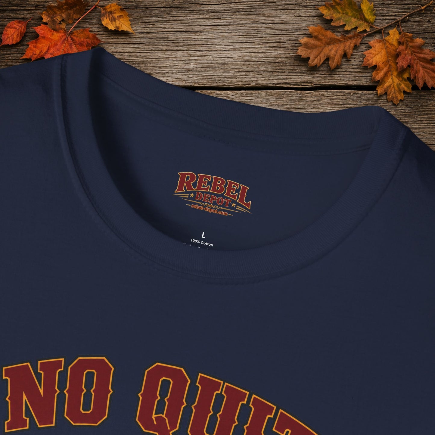 No Quit Bulldogging  Adult T-Shirt