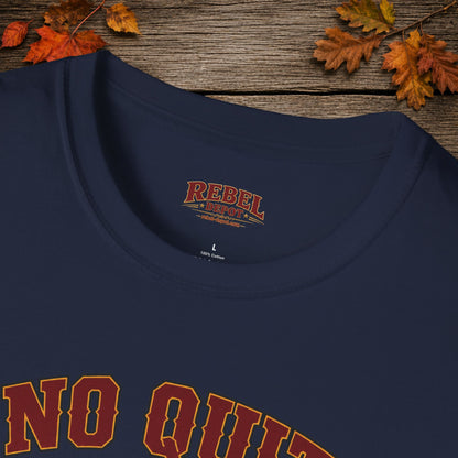 No Quit Bulldogging  Adult T-Shirt
