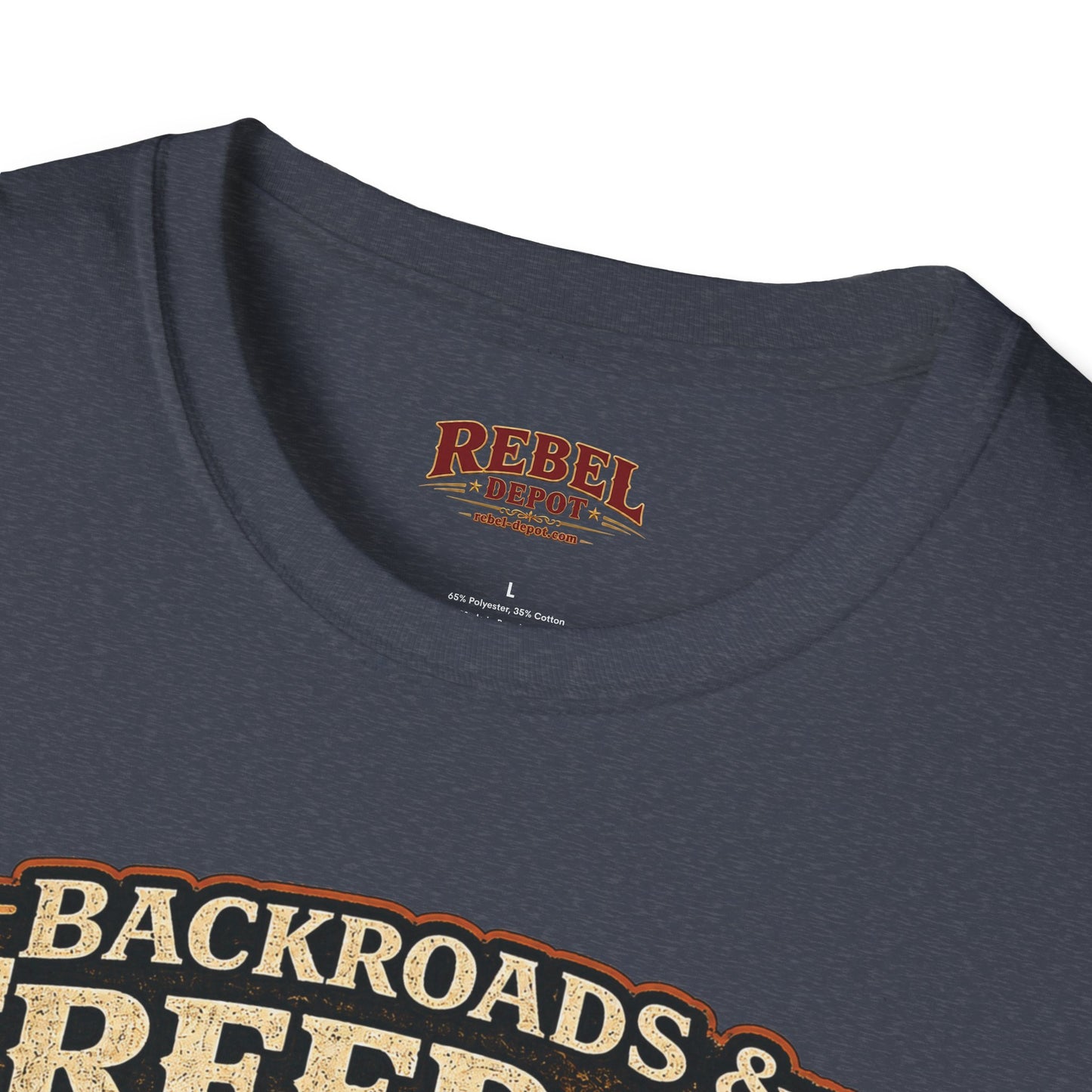 Backroads & Freedom  Adult Size T-Shirt