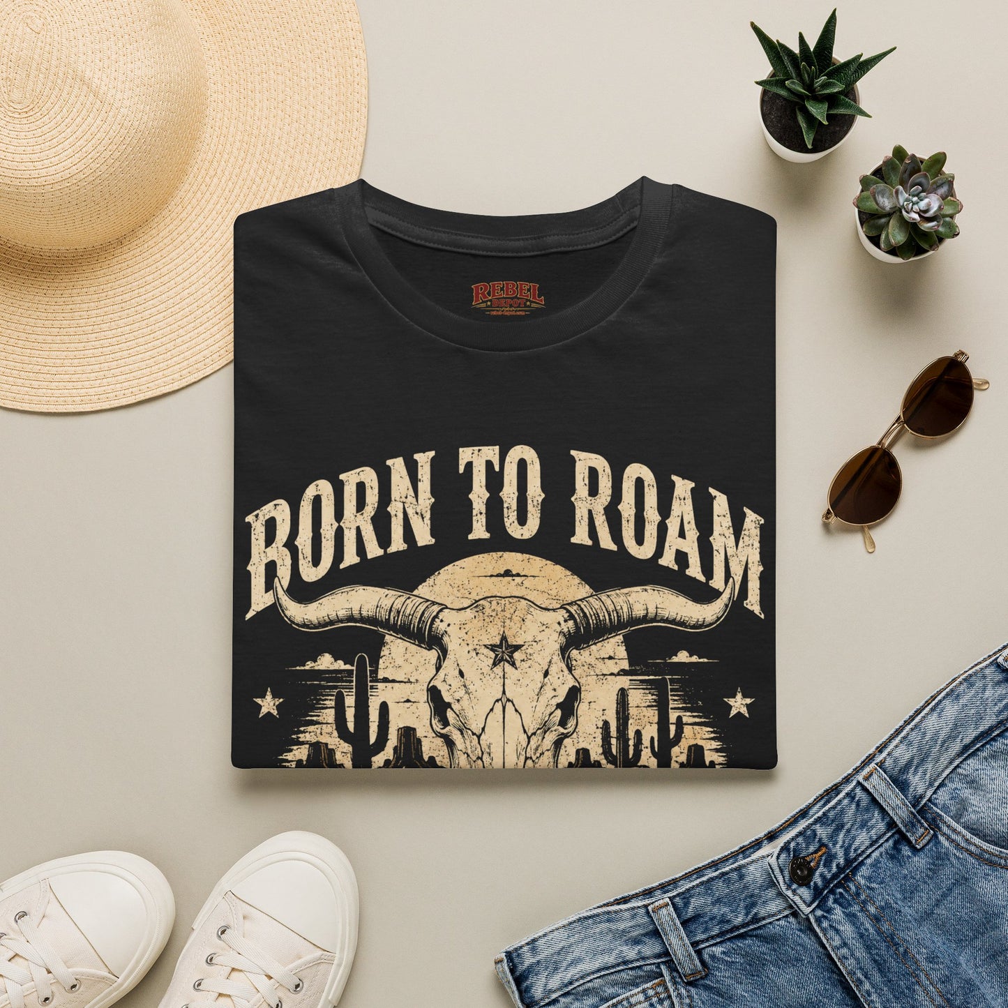 Born to Roam Cowboy T-Shirt