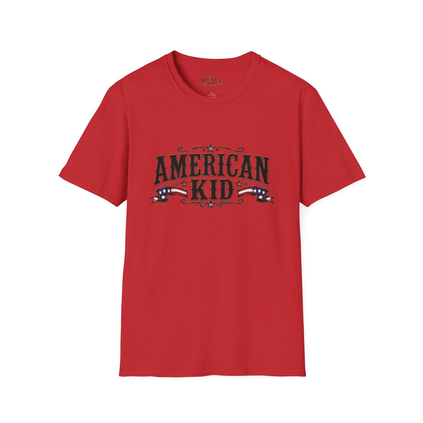 American Kid Patriot  Adult Size T-Shirt
