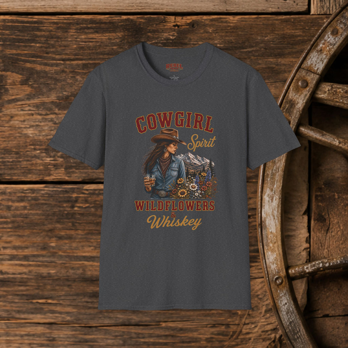 Cowgirl Spirit   Adult Size T-Shirt