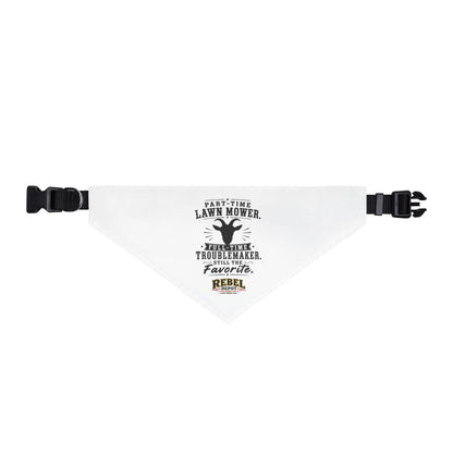 Goat Mower  Clip-on Pet Bandana