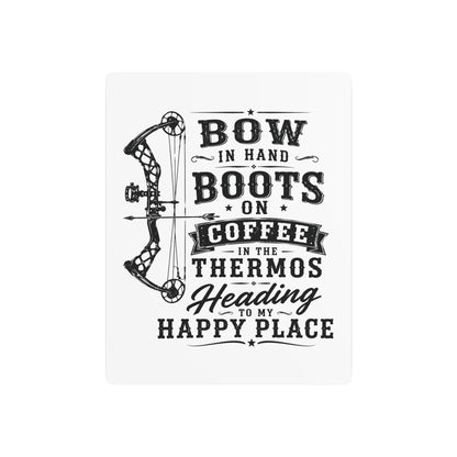 Bow Boots Coffee  Metal Art Sign