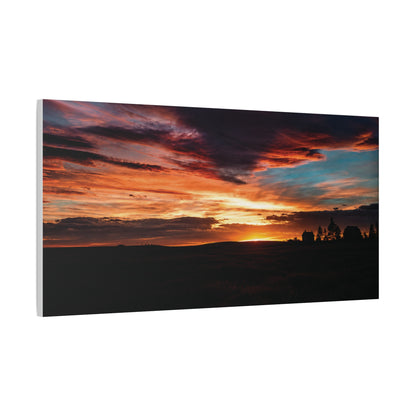 Country Sunset Matte Canvas Art