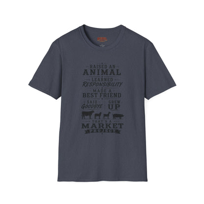 Market Project. Grew Up.   Adult Size T-Shirt