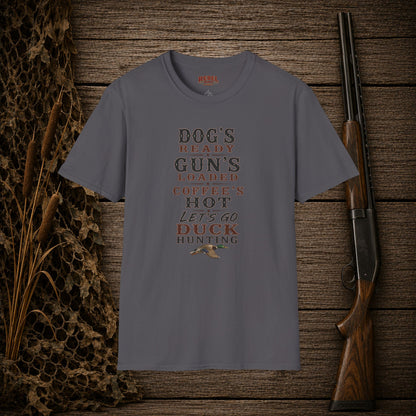 Dog Gun Duck  Adult Size T-Shirt