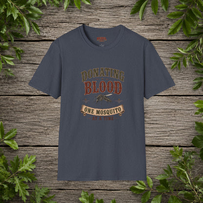 Donating Blood   Adult Size T-Shirt