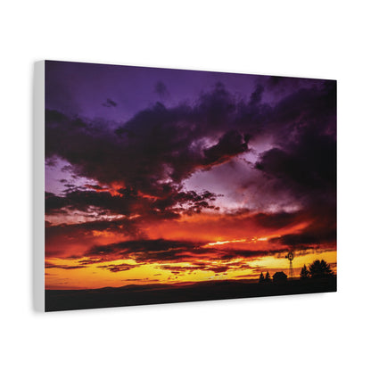 Ranch Sunset Matte Canvas Art