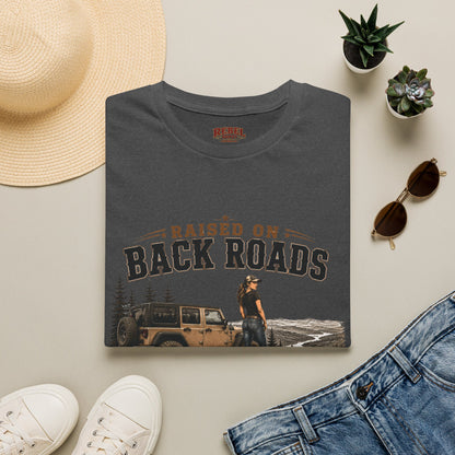 Backroads Caffeine Dust   Adult Size T-Shirt