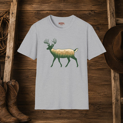 Wilderness Buck   Adult Size T-Shirt
