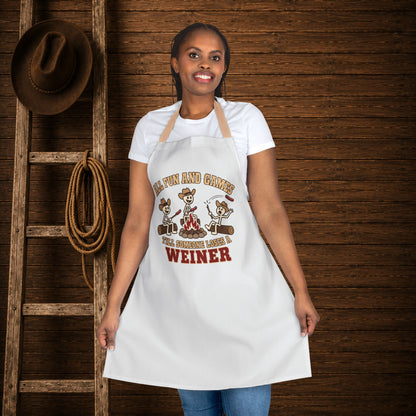 Fun and Games Till You Lose A Weiner  Apron