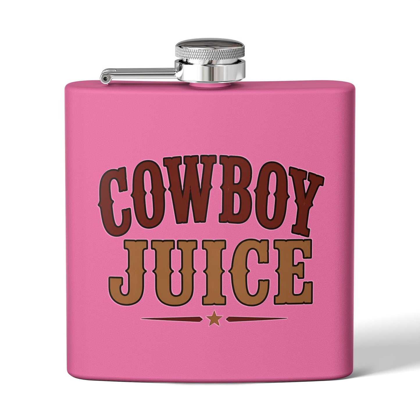 Cowboy Juice  Stainless Steel Flask, 6oz