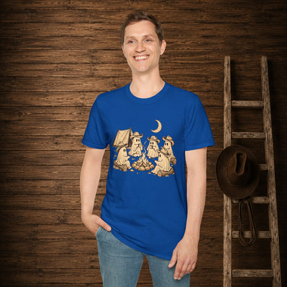 Spooky Campfire   Adult Size T-Shirt
