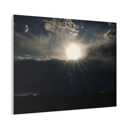 Farm Sunray Matte Canvas Art