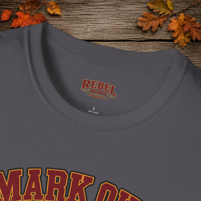 Mark Out Bareback Riding  Adult T-Shirt