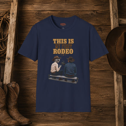My First Rodeo (Alien)  Adult T-Shirt