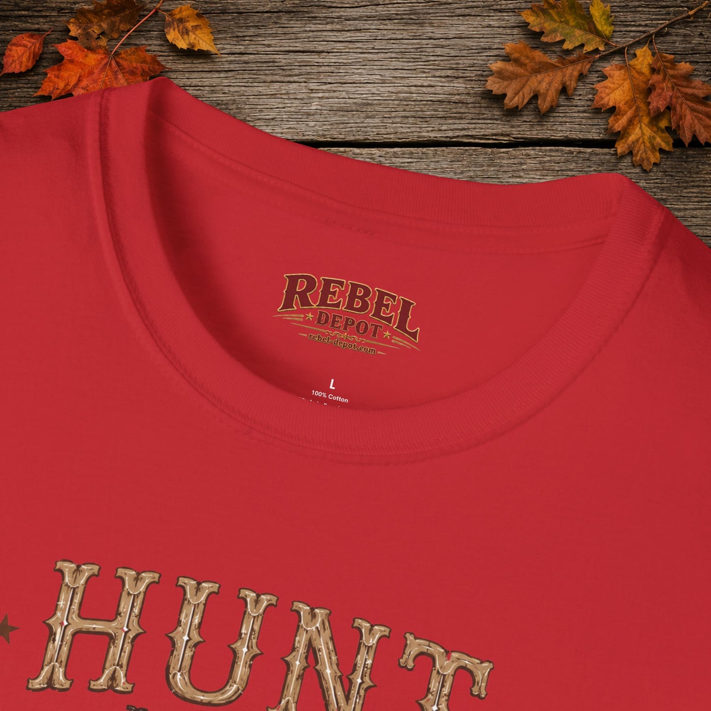 Hunt Fish Work  Adult Size T-Shirt