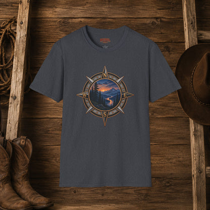 Compass Wilderness   Adult Size T-Shirt