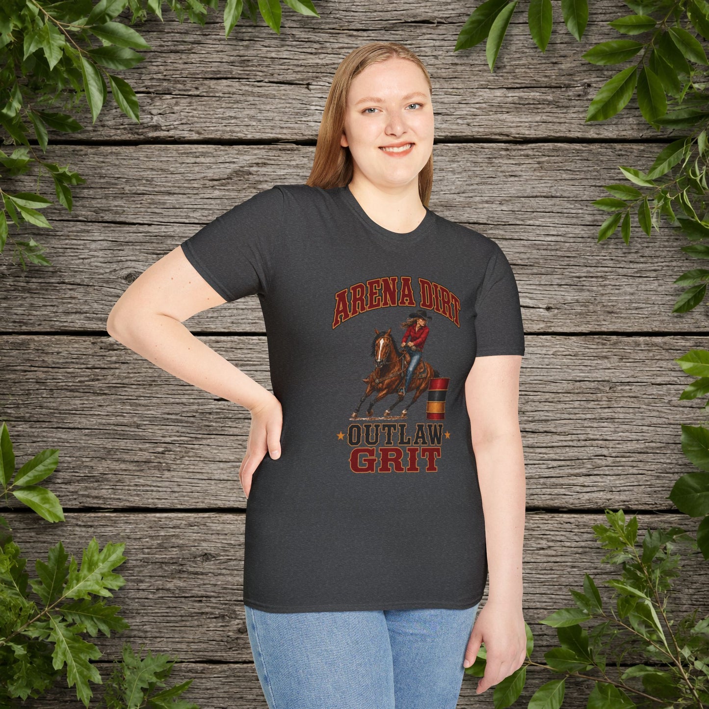Arena Dirt Outlaw Grit  Adult T-Shirt