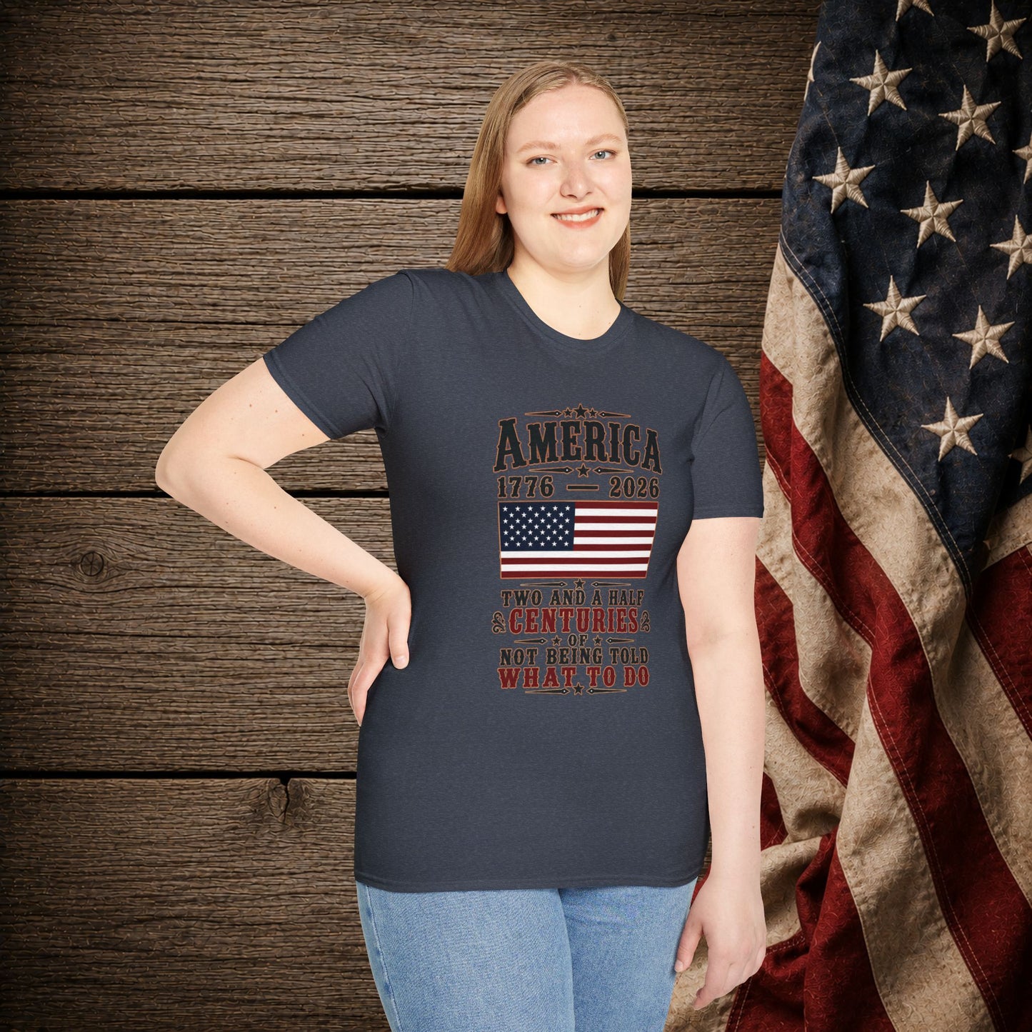 America 1776-2026  Adult Size T-Shirt