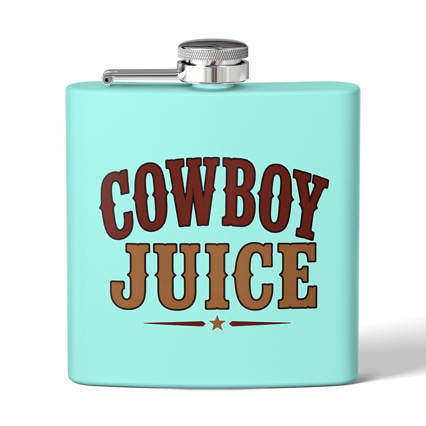 Cowboy Juice  Stainless Steel Flask, 6oz
