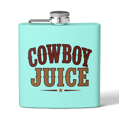 Cowboy Juice  Stainless Steel Flask, 6oz