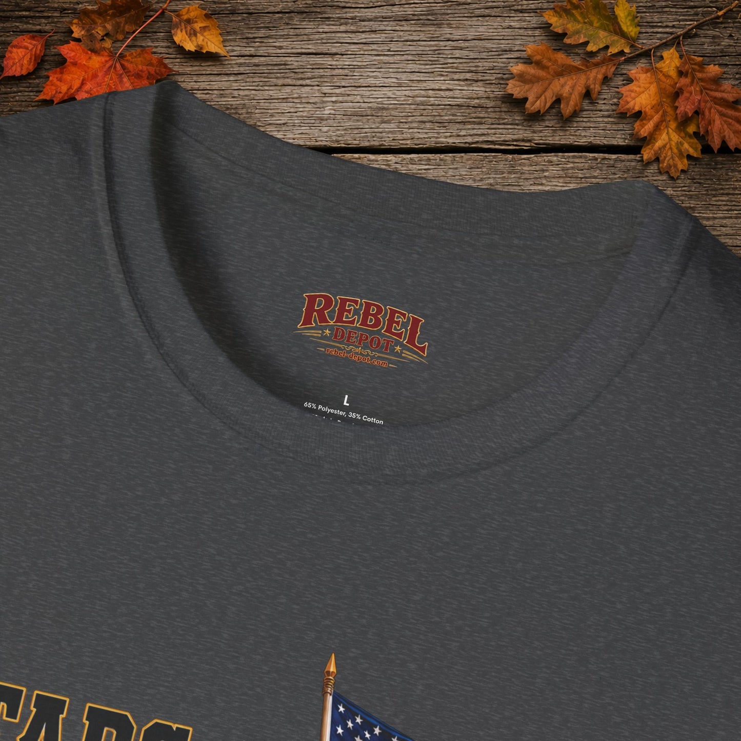Stars Stripes and Spurs Cowgirl (Front)  Adult T-Shirt