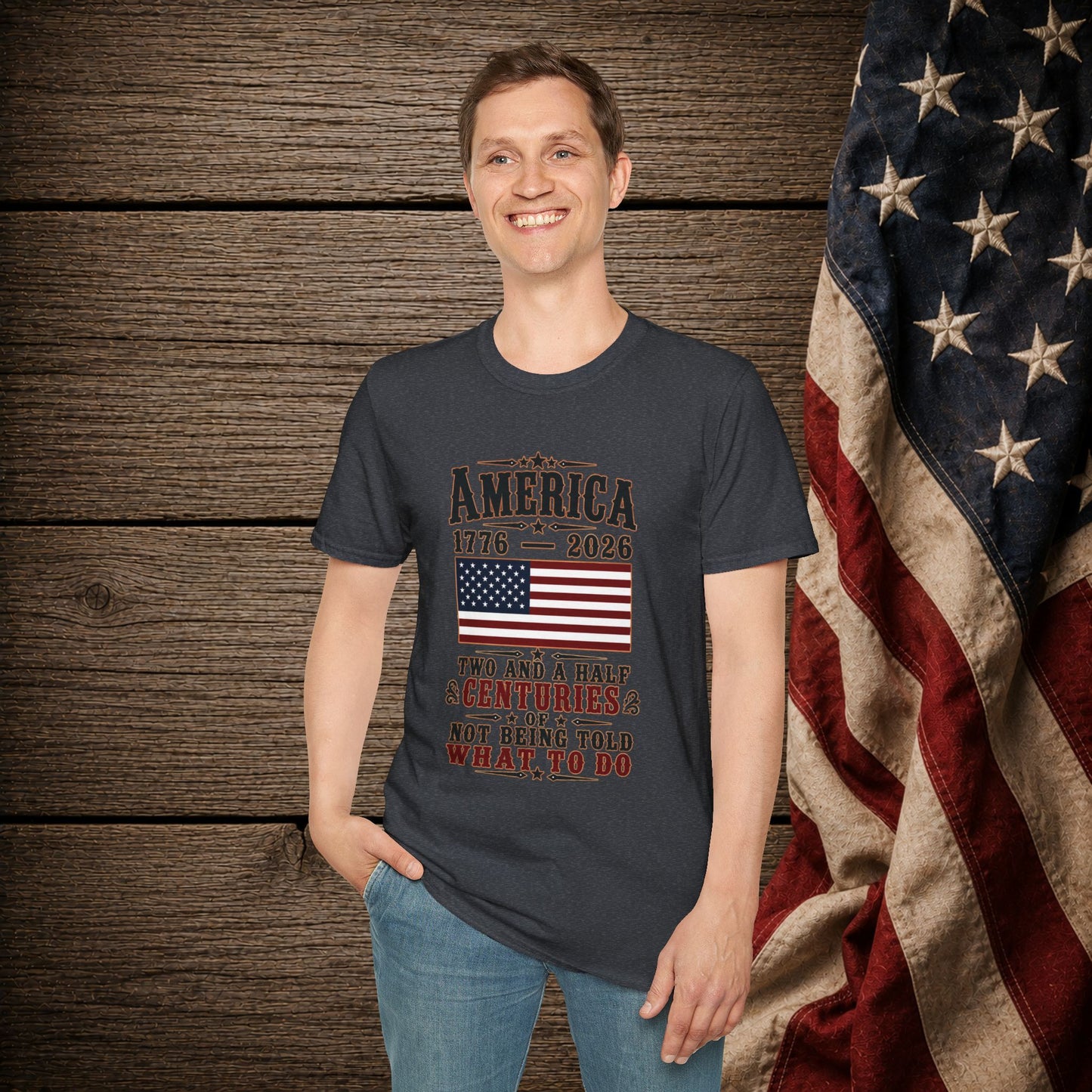 America 1776-2026  Adult Size T-Shirt