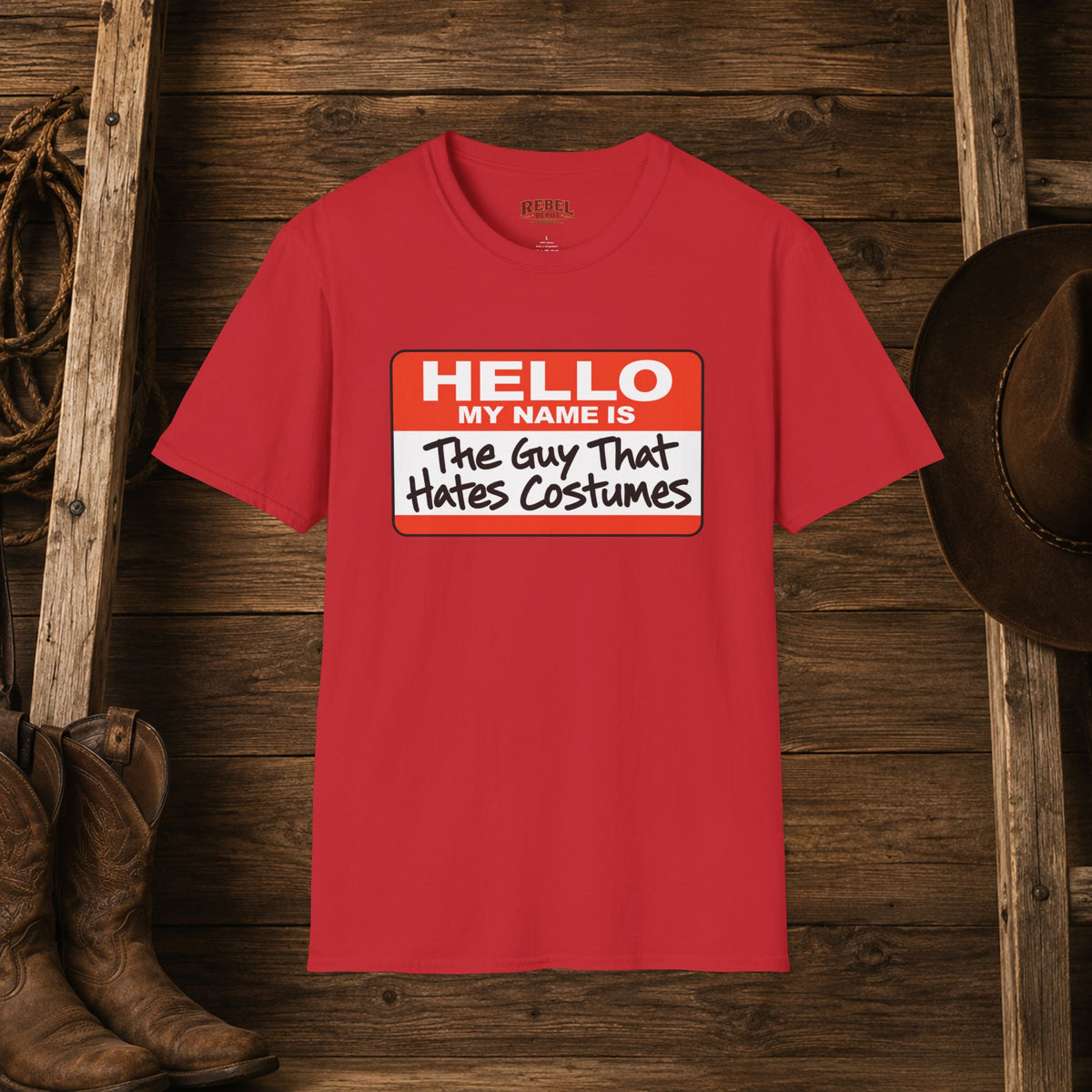 Guy That Hate's Costumes   Adult Size T-Shirt