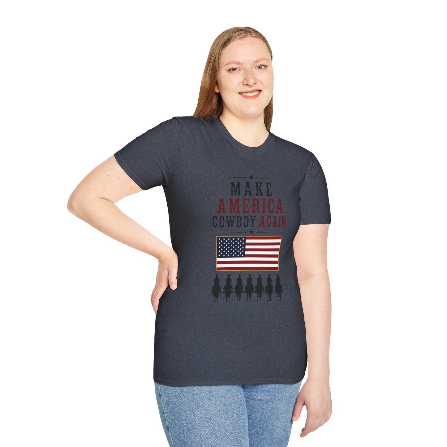 Make America Cowboy Again (Front) T-Shirt