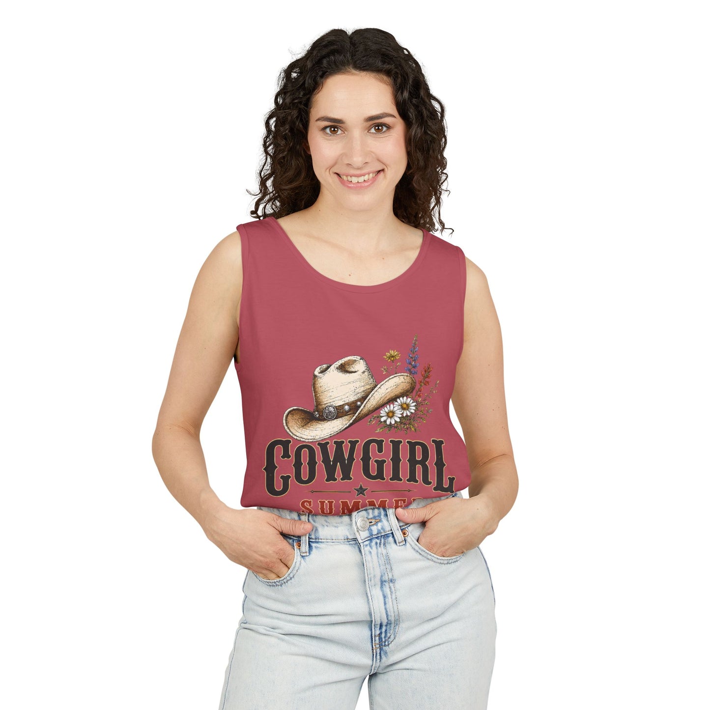 Cowgirl Summer   Adult Unisex Tank Top