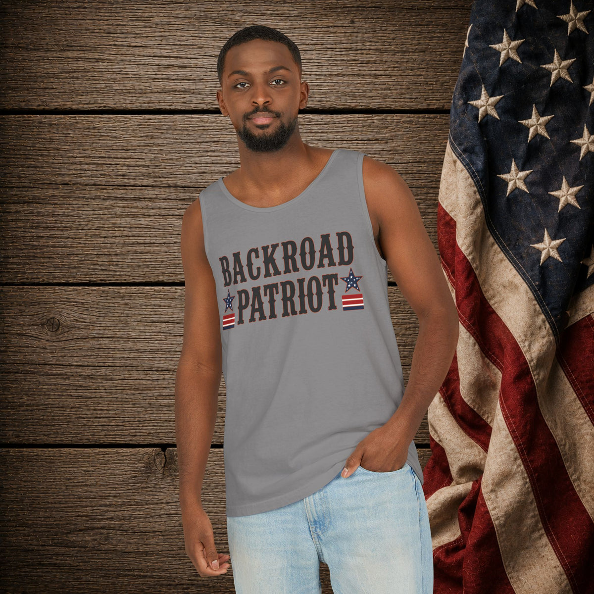 Backroad Patriot   Adult Unisex Tank Top