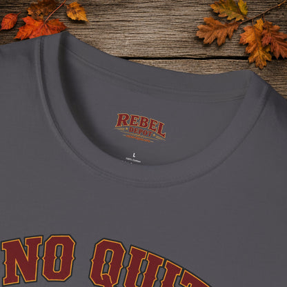 No Quit Bulldogging  Adult T-Shirt