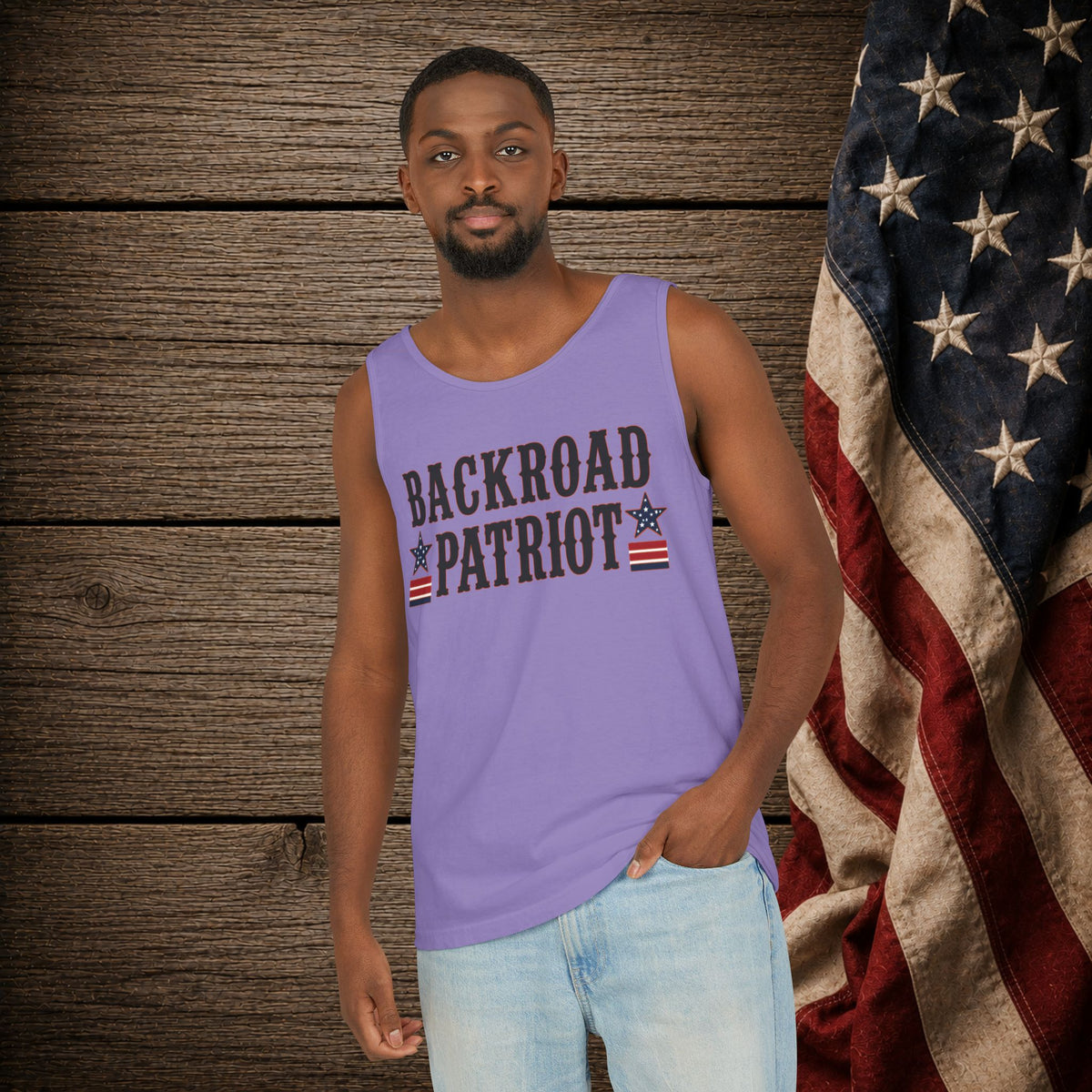 Backroad Patriot   Adult Unisex Tank Top