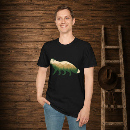 Wilderness Fox   Adult Size T-Shirt