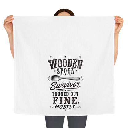 Wooden Spoon Survivor  Kitchen Tea Towel