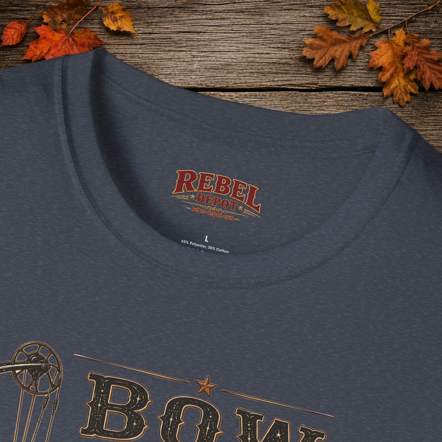 Bow Boots Coffee  Adult Size T-Shirt