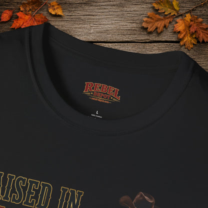 Raised Dirt Rodeo Cowgirl (Front)  Adult T-Shirt