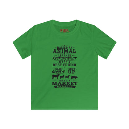Market Project. Grew Up.   Kids Size T-Shirts