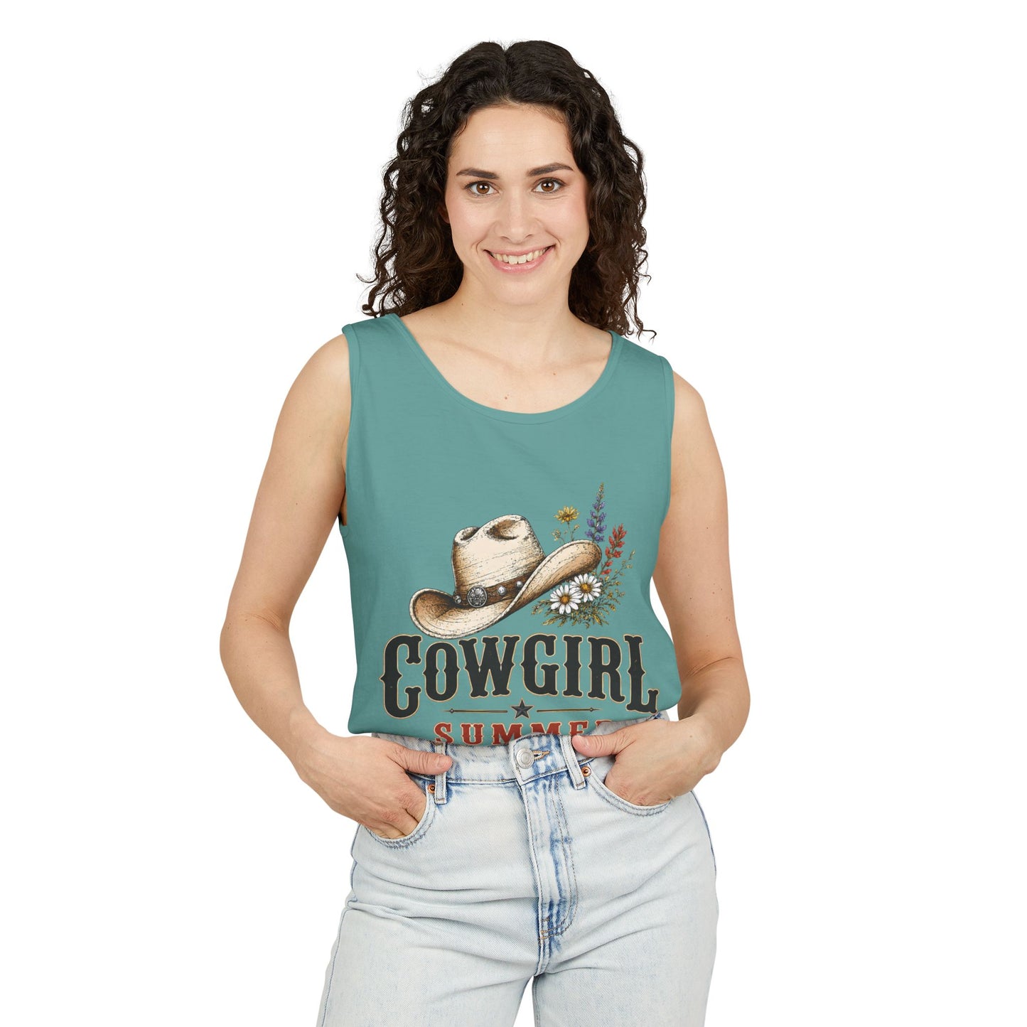 Cowgirl Summer   Adult Unisex Tank Top