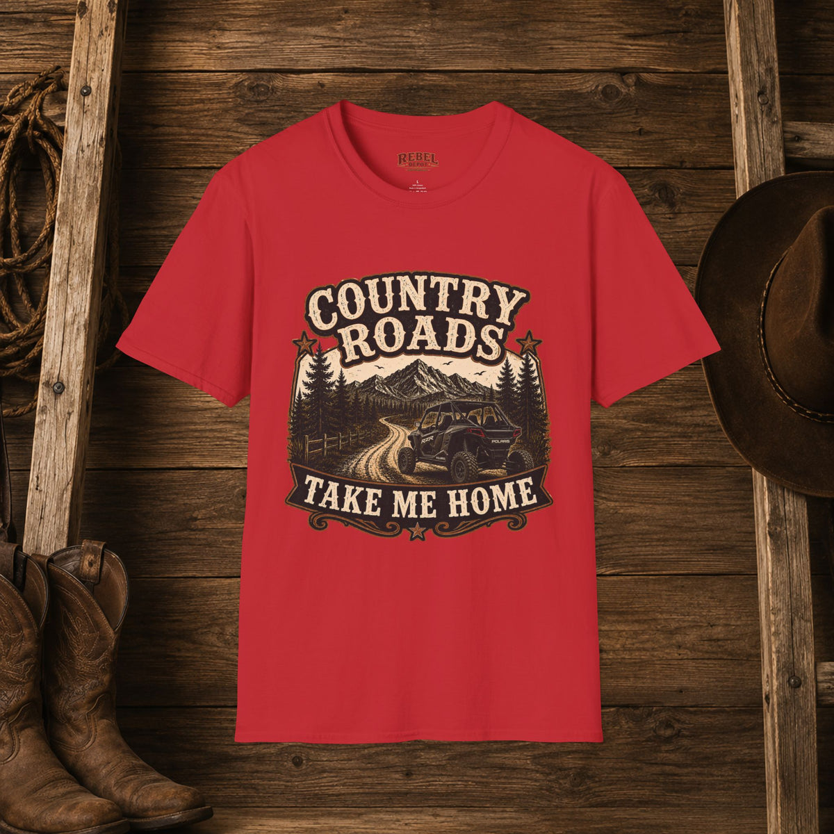 Country Roads SxS  Adult Size T-Shirt