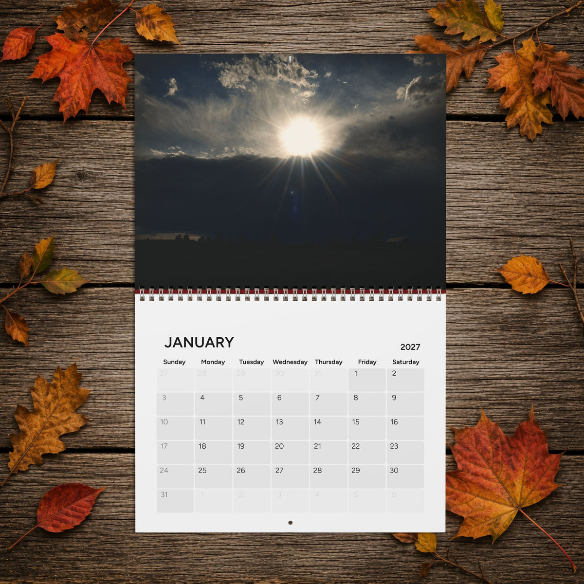 Wall Calendar 2027