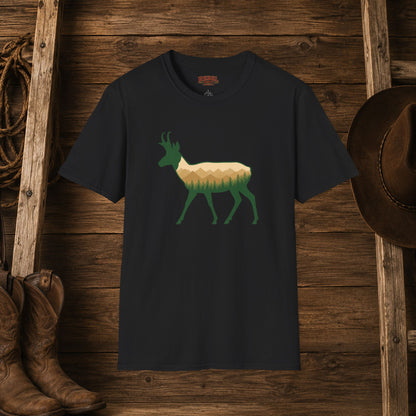 Wilderness Pronghorn   Adult Size T-Shirt