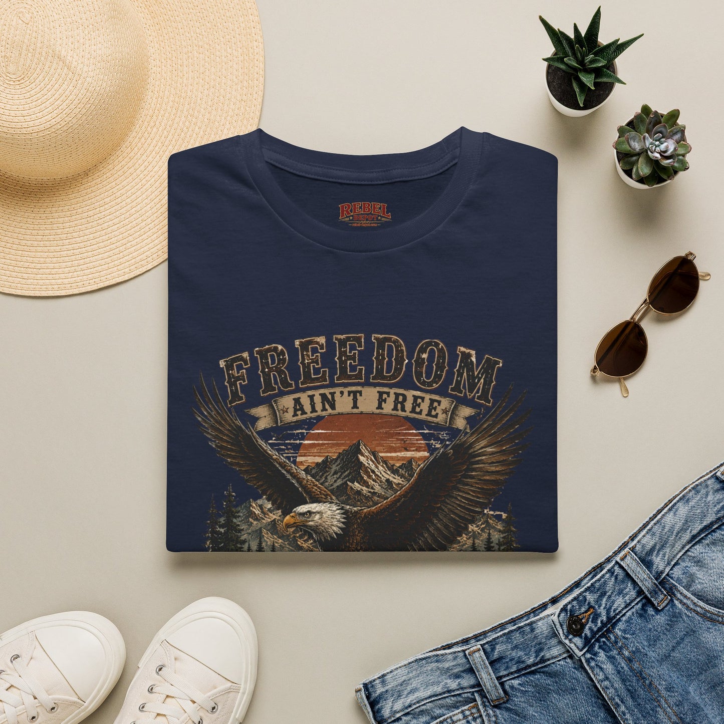 American Rebel Eagle Adult Size T-Shirt